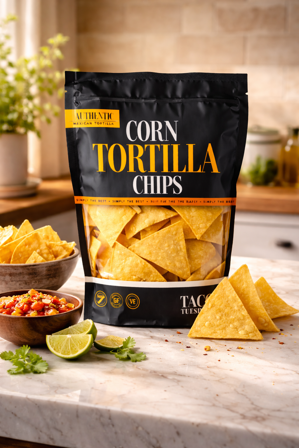Authentic Corn Tortilla Chips